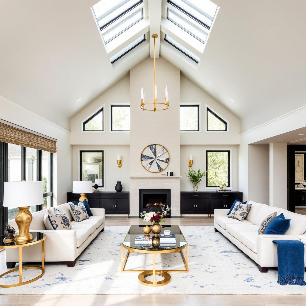 Vaulted Living Room